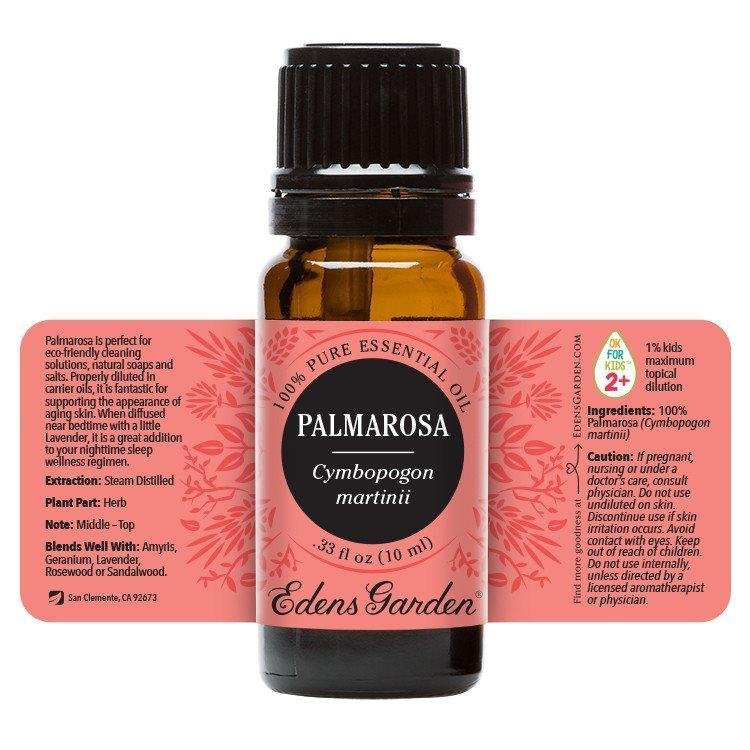 Palmarosa Essential Oil 10ml - OilyPod