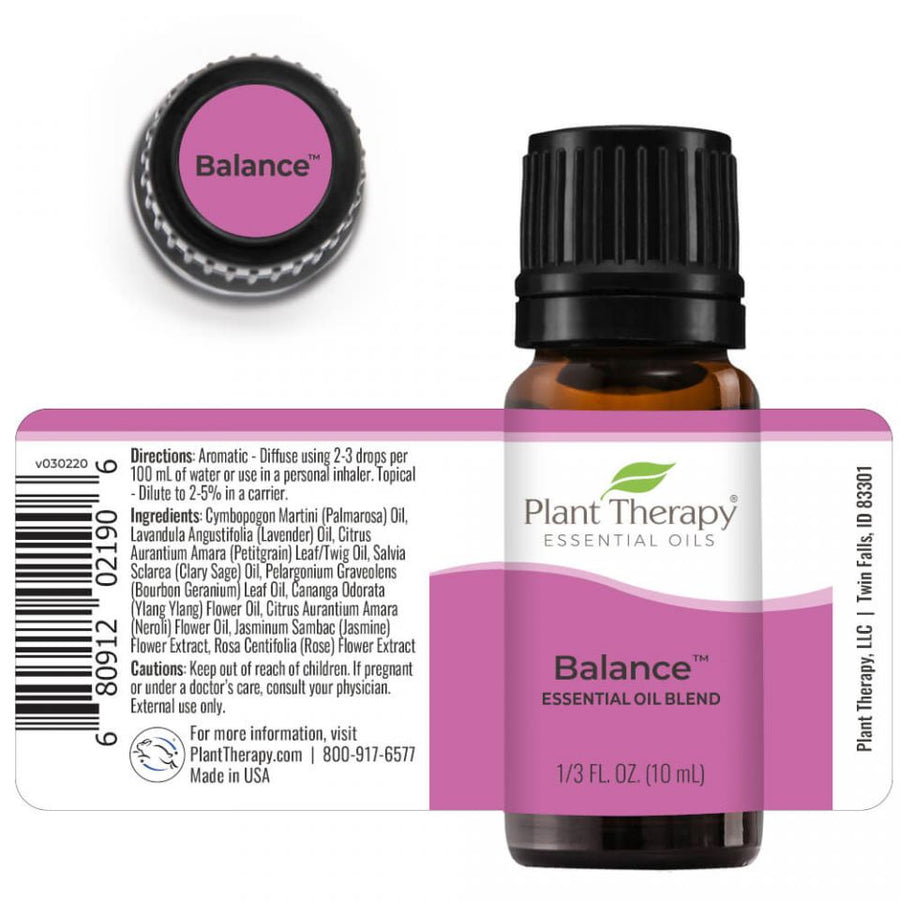 Plant Therapy Balance Synergy Essential Oil - OilyPod