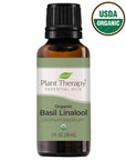 Plant Therapy Basil Linalool Organic Essential Oil - OilyPod