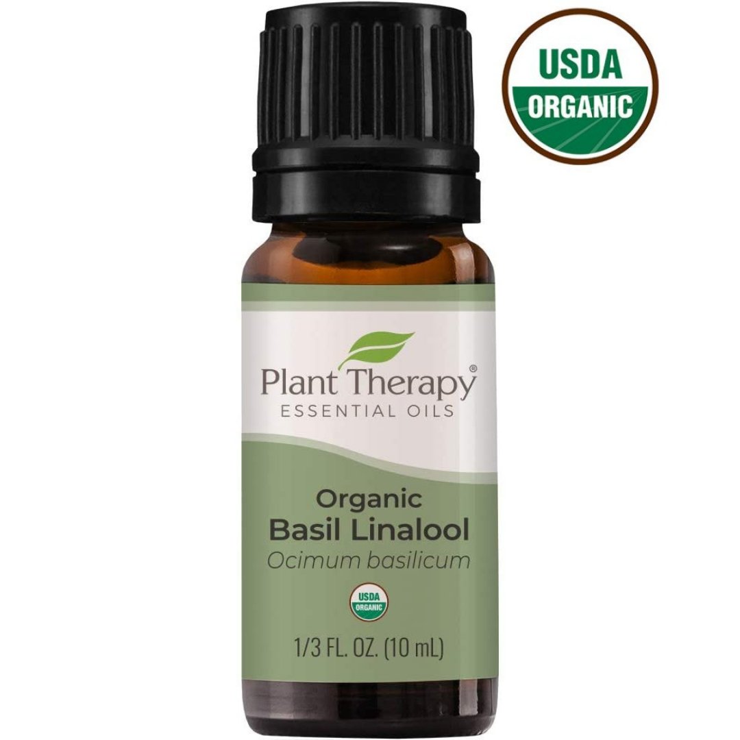 Plant Therapy Basil Linalool Organic Essential Oil - OilyPod