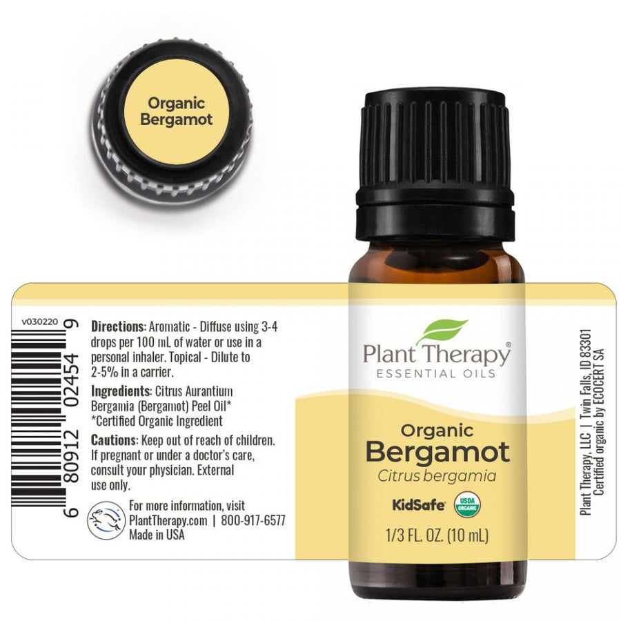 Plant Therapy Bergamot Organic Essential Oil - OilyPod