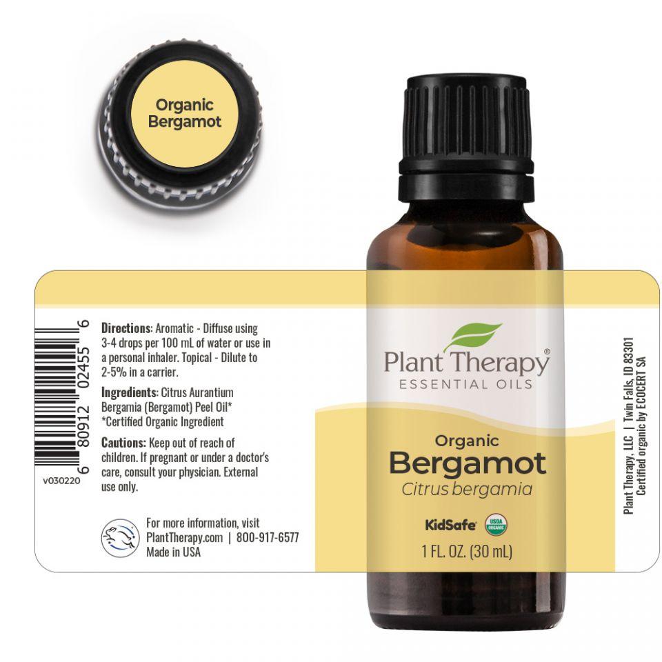 Plant Therapy Bergamot Organic Essential Oil - OilyPod