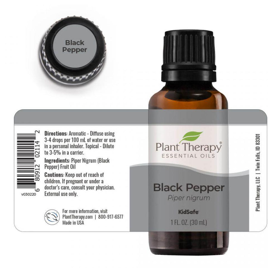 Plant Therapy Black Pepper Essential Oil - OilyPod