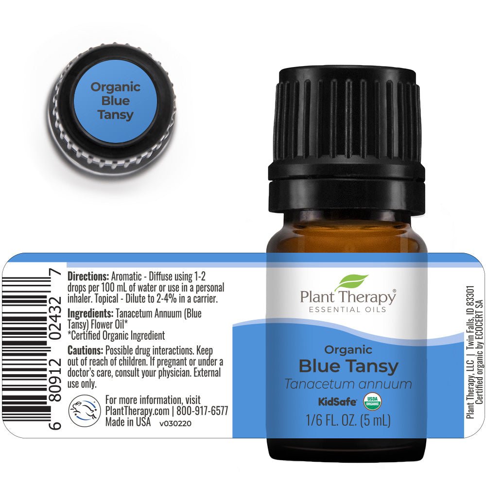 Plant Therapy Blue Tansy Organic Essential Oil - OilyPod