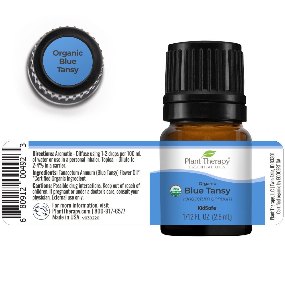 Plant Therapy Blue Tansy Organic Essential Oil - OilyPod