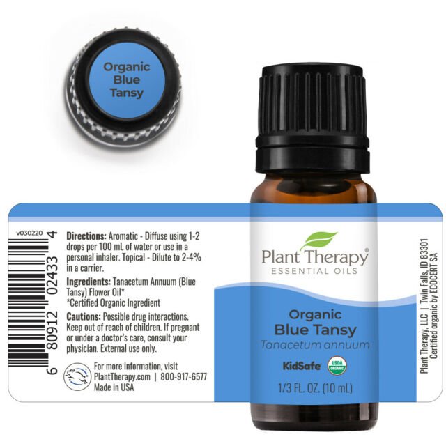 Plant Therapy Blue Tansy Organic Essential Oil - OilyPod