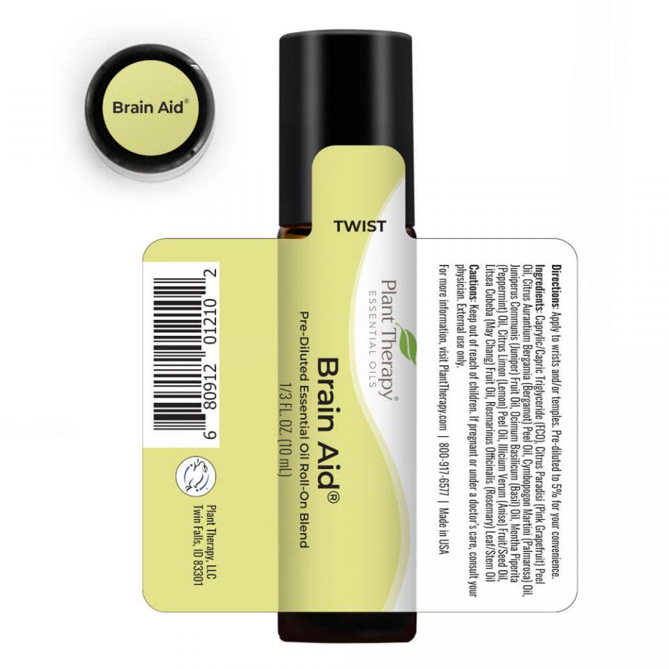 Plant Therapy Brain Aid Synergy Blend Essential Oil - OilyPod