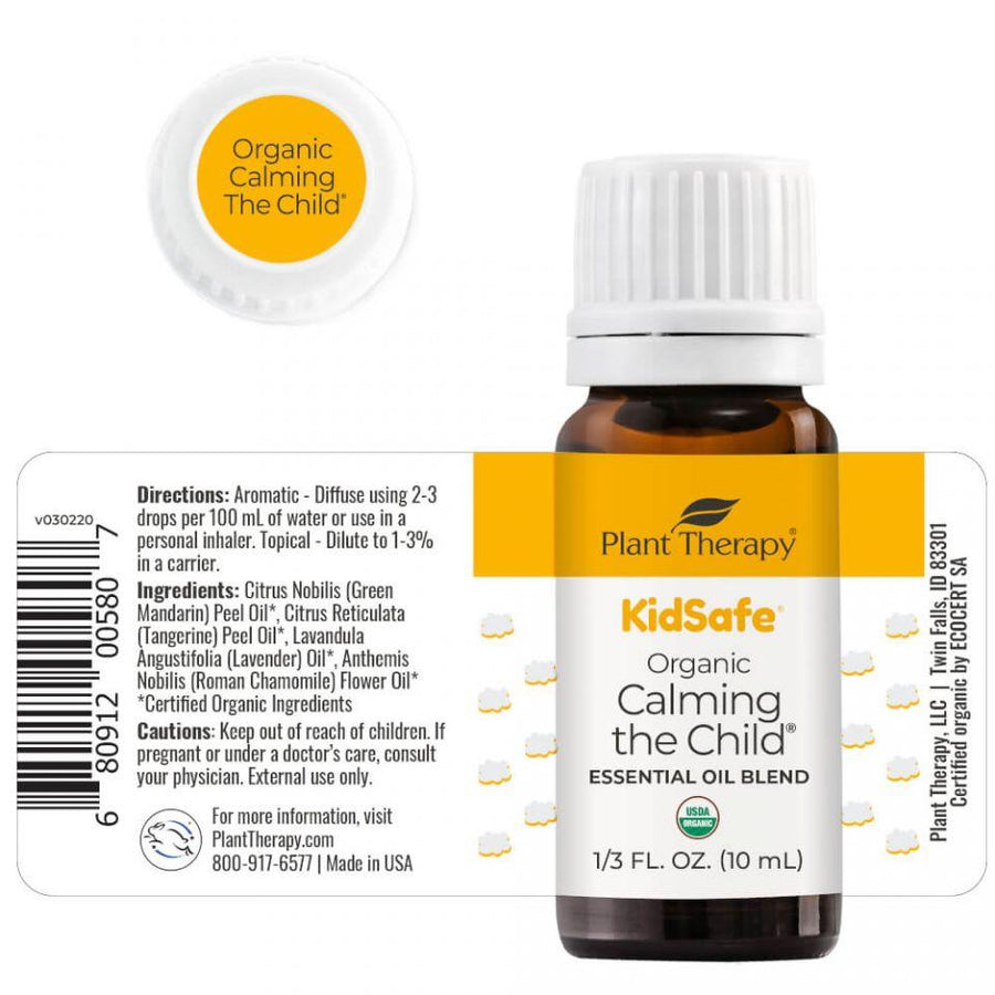 Plant Therapy Calming The Child Organic KidSafe Essential Oil 10ml - OilyPod