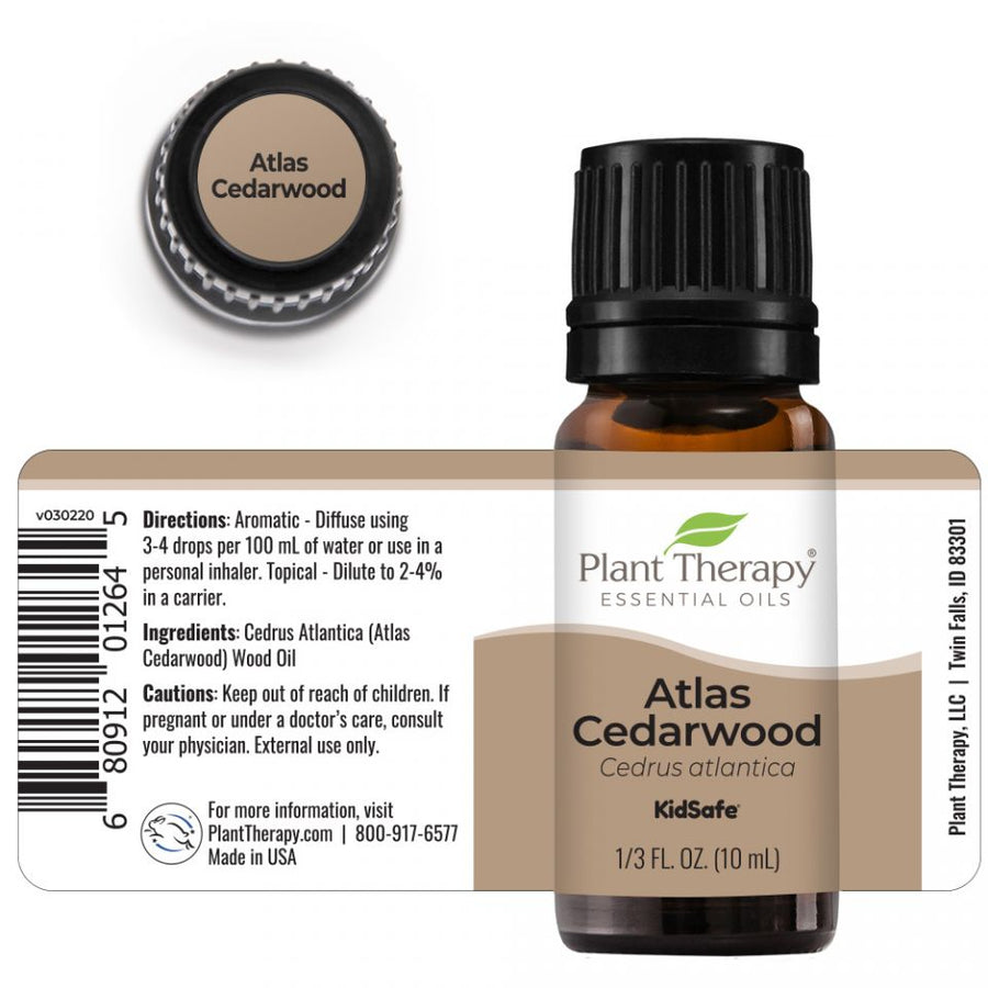 Plant Therapy Cedarwood Atlas Essential Oil - OilyPod