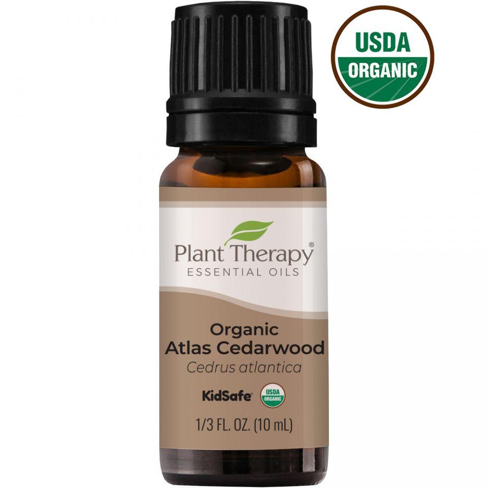 Plant Therapy Cedarwood Atlas Organic Essential Oil - OilyPod