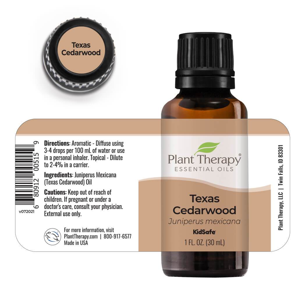Plant Therapy Cedarwood Texas Essential Oil - OilyPod