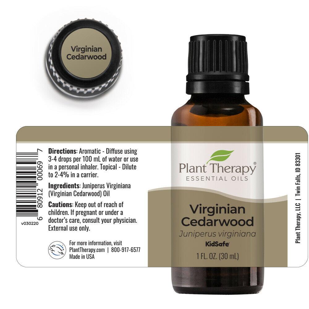 Plant Therapy Cedarwood Virginian Essential Oil - OilyPod