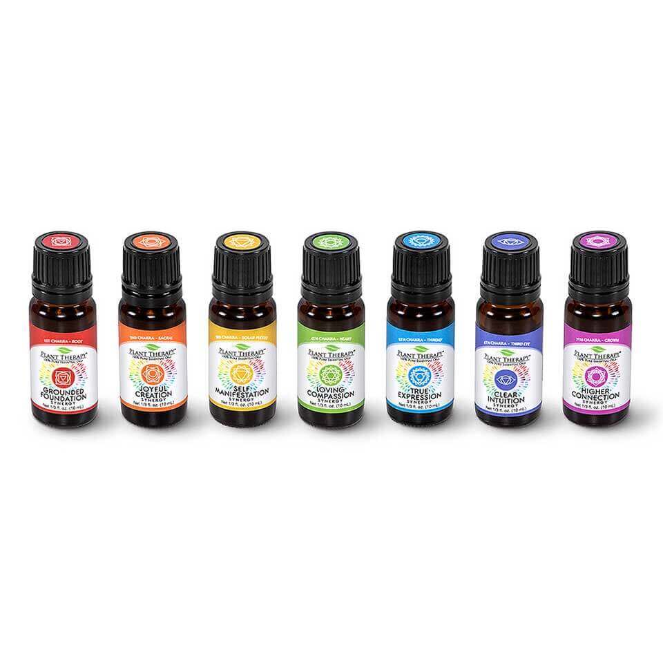 Plant Therapy Chakra Synergies Essential Oil Set - OilyPod