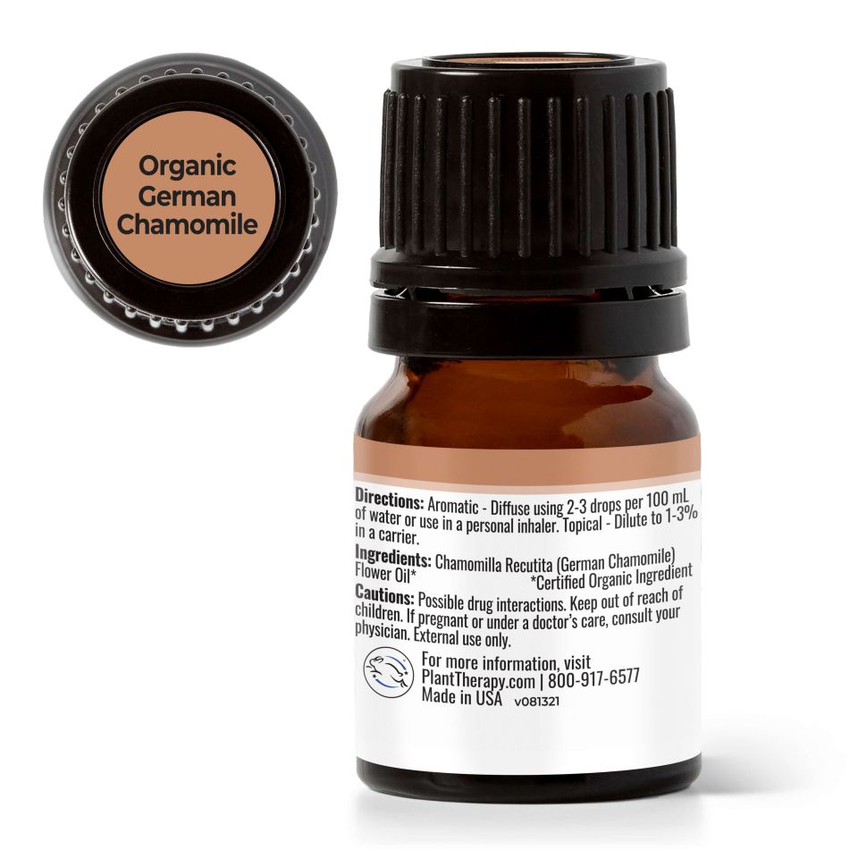Plant Therapy Chamomile German Organic Essential Oil - OilyPod