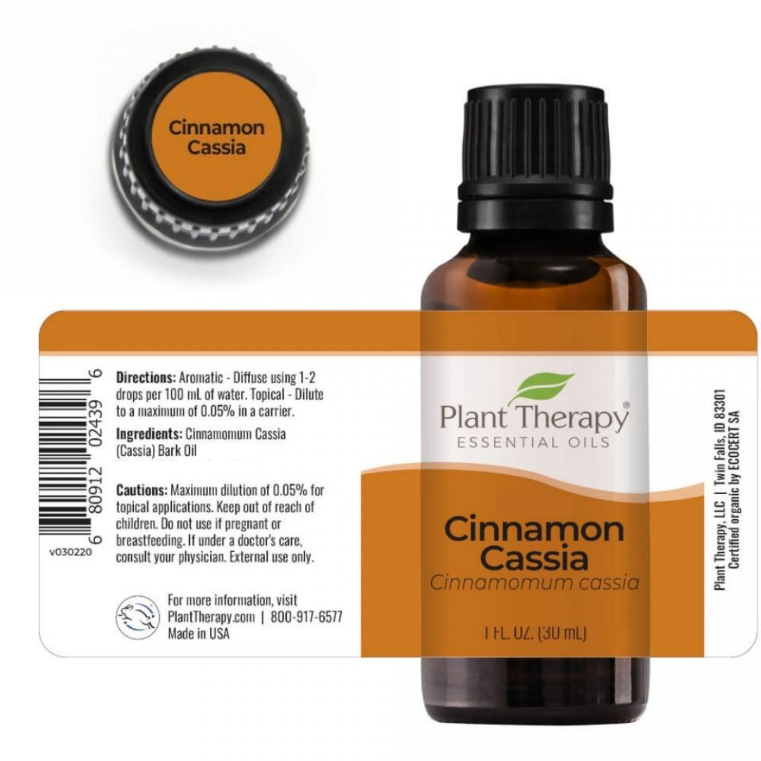 Plant Therapy Cinnamon Cassia Essential Oil - OilyPod