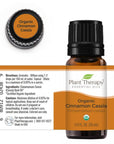 Plant Therapy Cinnamon Cassia Organic Essential Oil - OilyPod