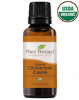 Plant Therapy Cinnamon Cassia Organic Essential Oil - OilyPod