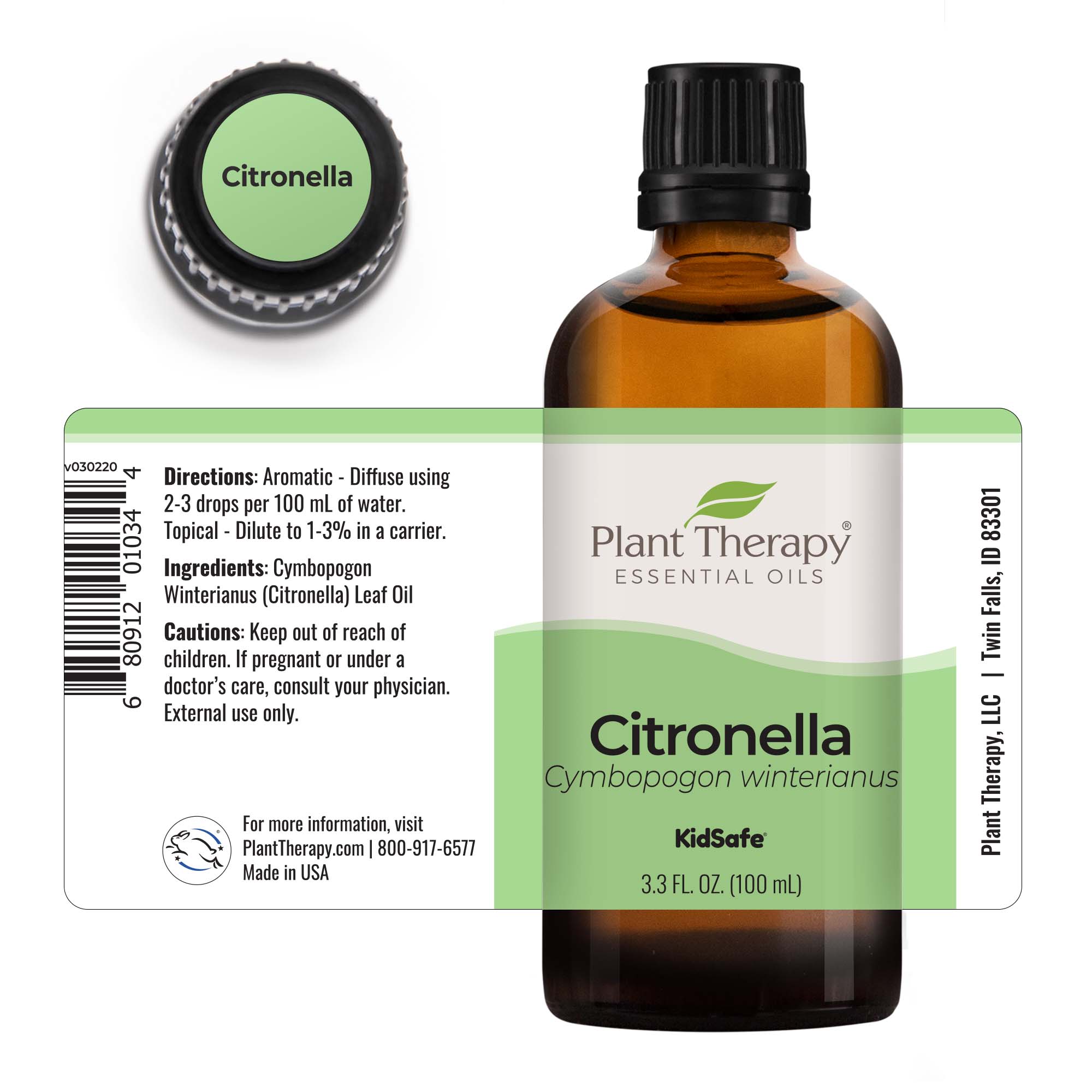 Plant Therapy Citronella Essential Oil - OilyPod