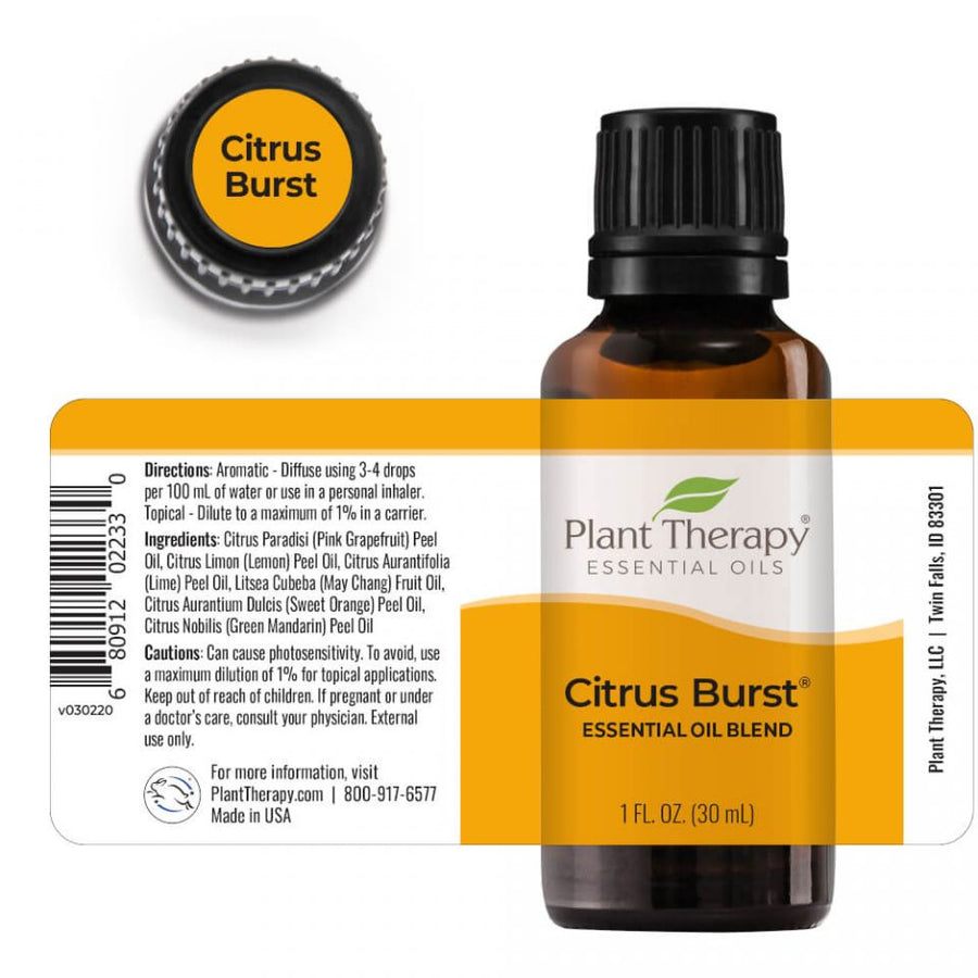 Plant Therapy Citrus Burst Essential Oil Blend - OilyPod