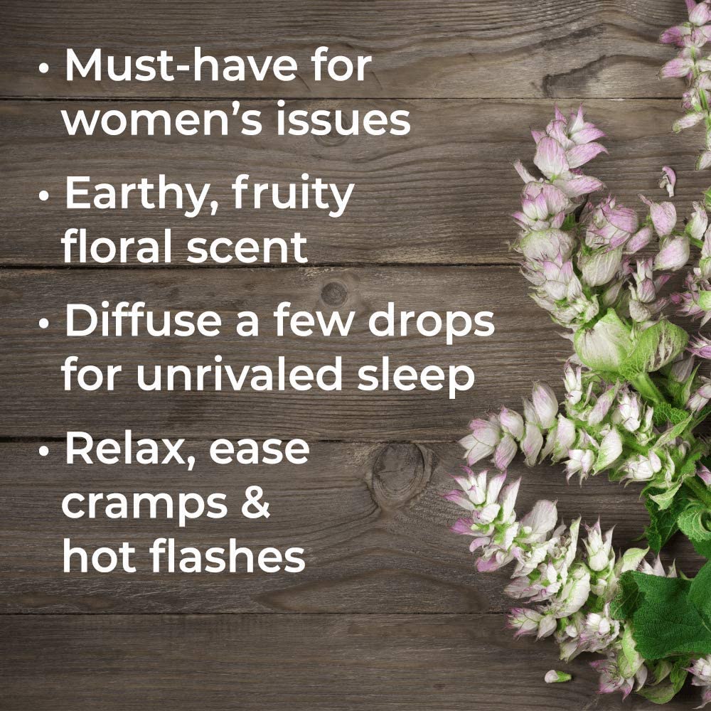 Plant Therapy Clary Sage Essential Oil - OilyPod