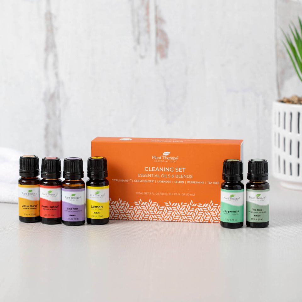 Plant Therapy Cleaning Essential Oil Set - OilyPod