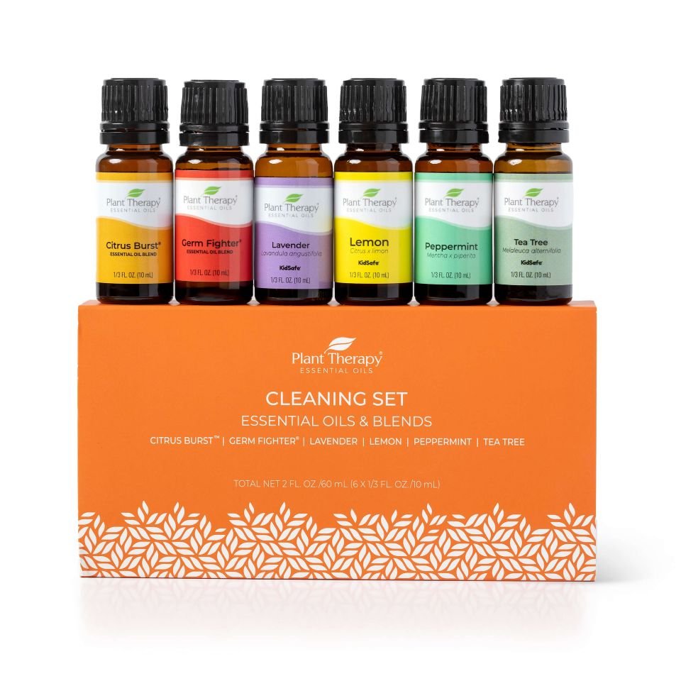 Plant Therapy Cleaning Essential Oil Set - OilyPod