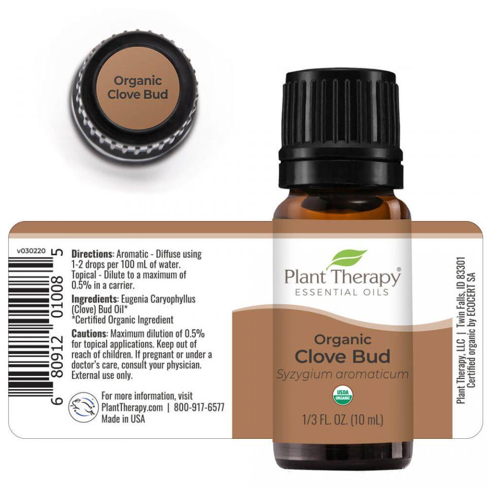 Plant Therapy Clove Bud Organic Essential Oil - OilyPod