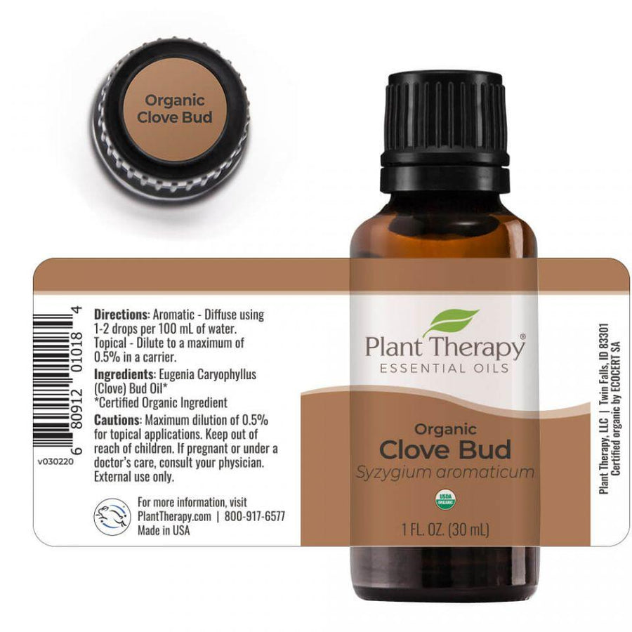 Plant Therapy Clove Bud Organic Essential Oil - OilyPod