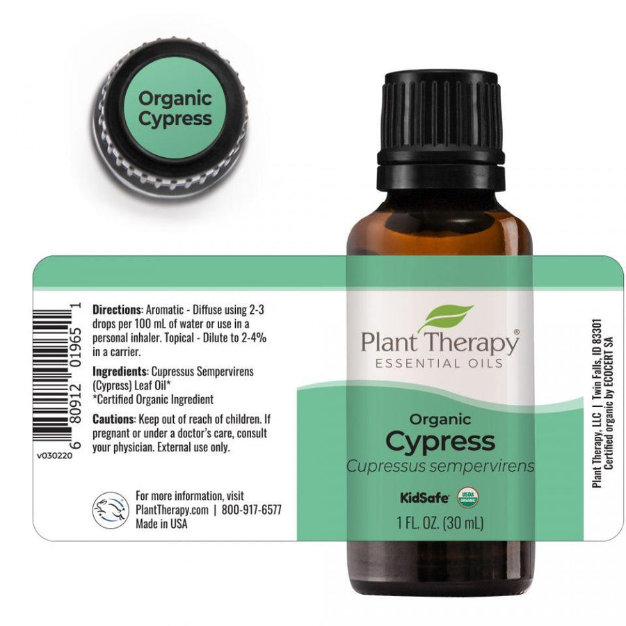 Plant Therapy Cypress Organic Essential Oil - OilyPod