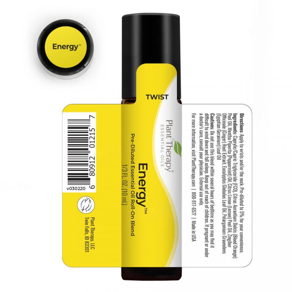 Plant Therapy Energy Essential Oil Blend - OilyPod