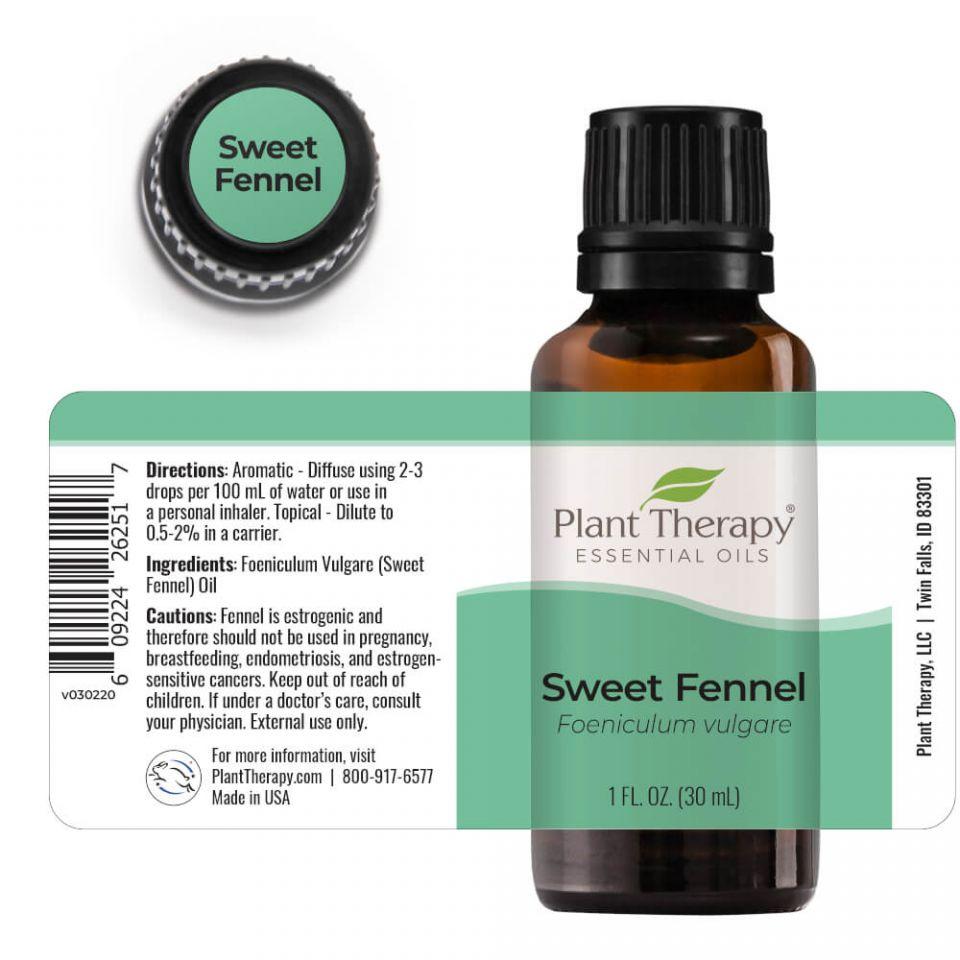 Plant Therapy Fennel Sweet Essential Oil - OilyPod
