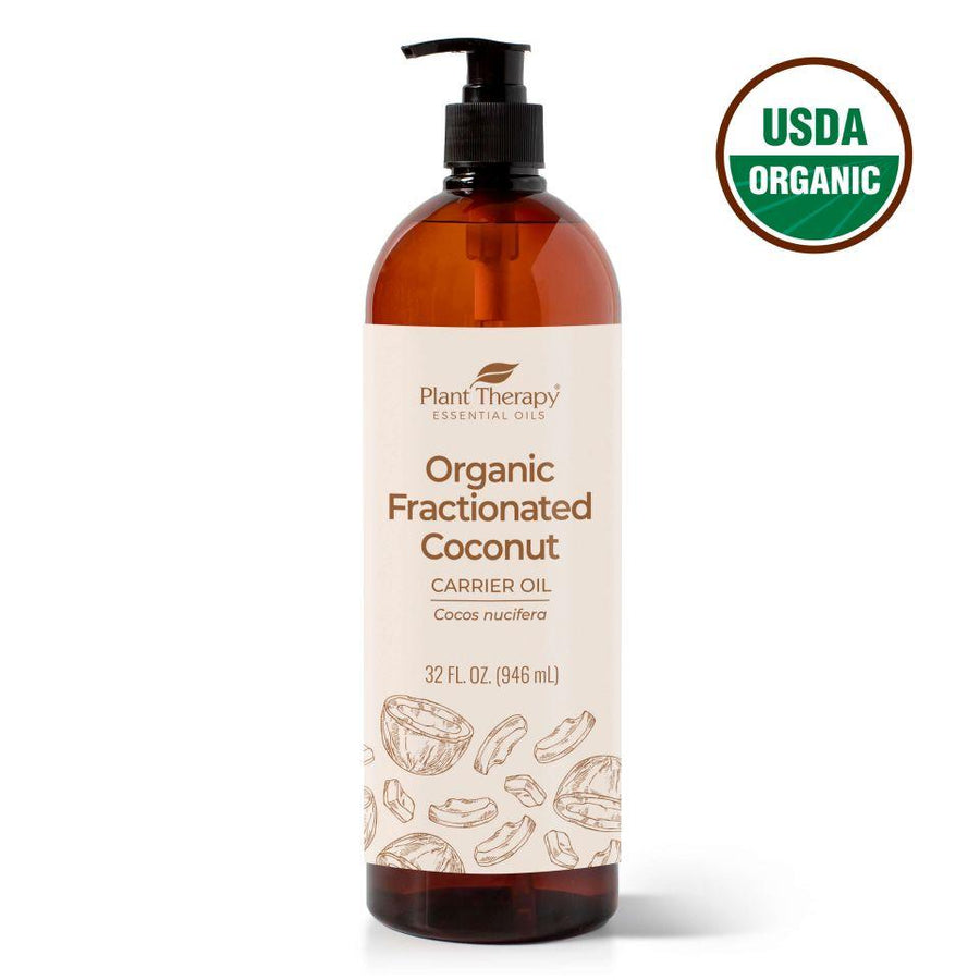 Plant Therapy Fractionated Coconut Organic Carrier Oil - OilyPod