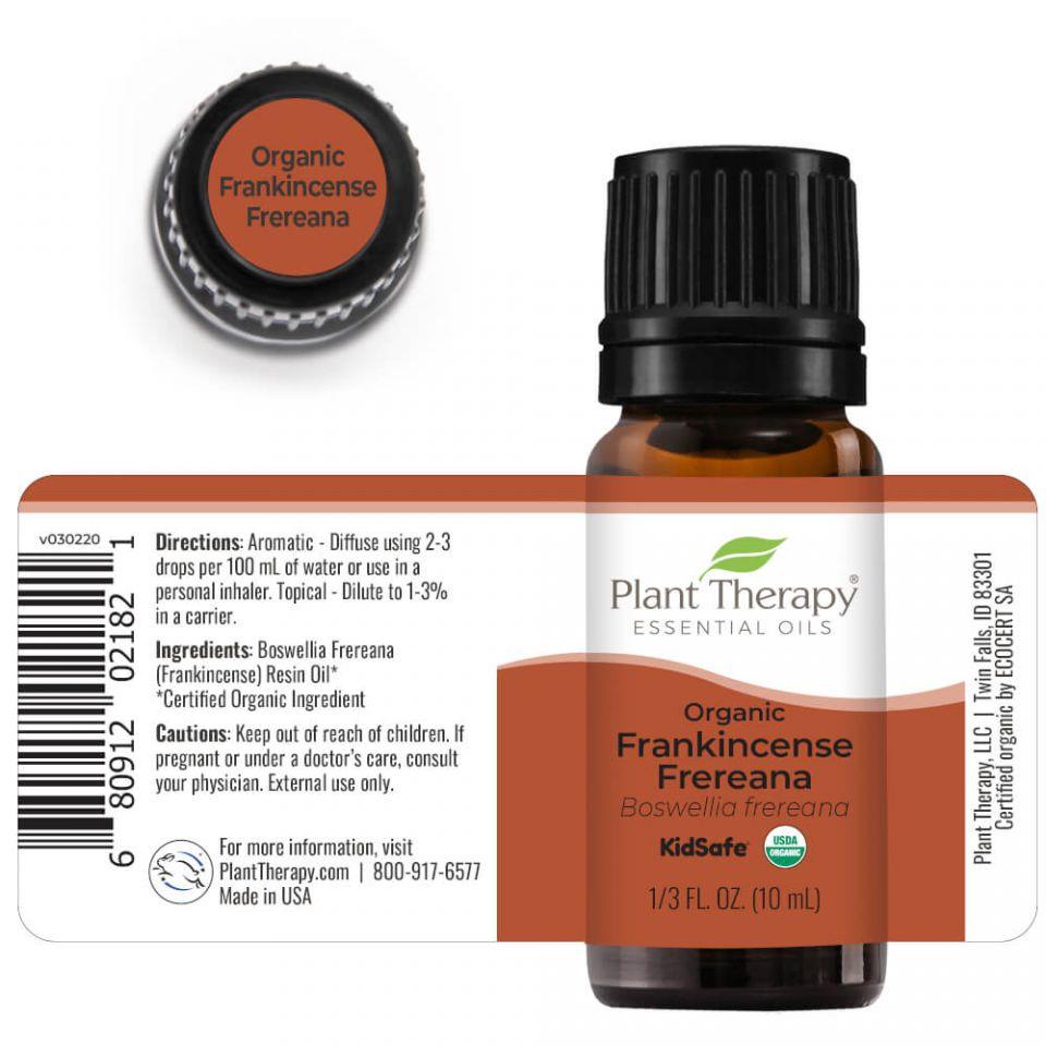 Plant Therapy Frankincense Frereana Organic Essential Oil - OilyPod