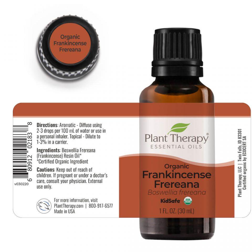 Plant Therapy Frankincense Frereana Organic Essential Oil - OilyPod