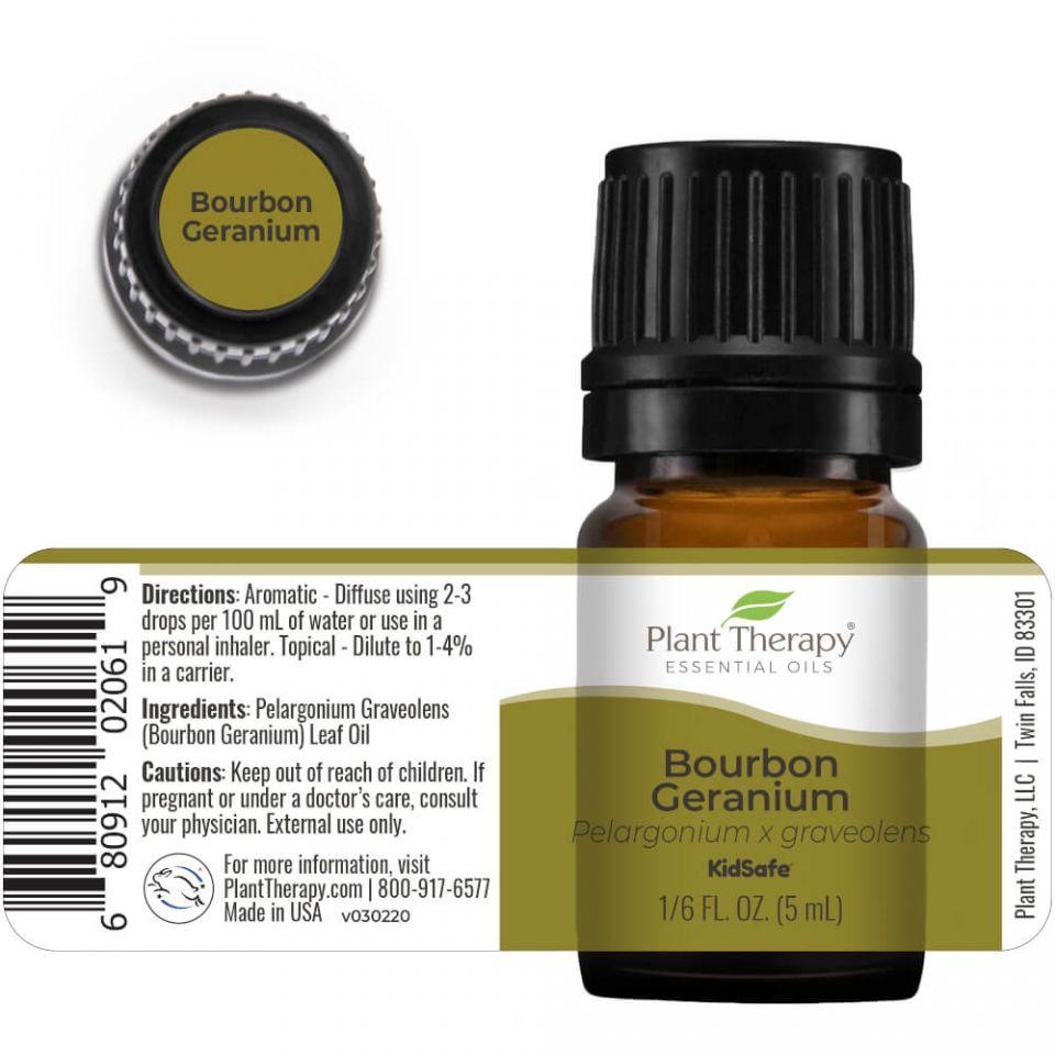 Plant Therapy Geranium Bourbon Essential Oil - OilyPod
