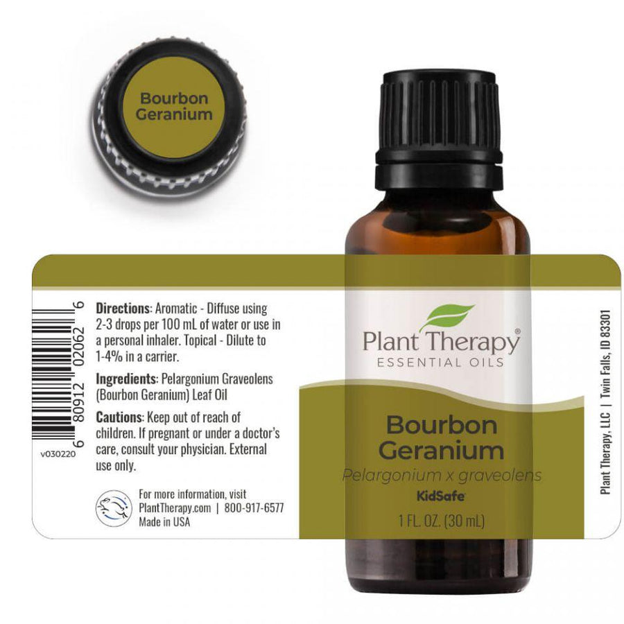 Plant Therapy Geranium Bourbon Essential Oil - OilyPod