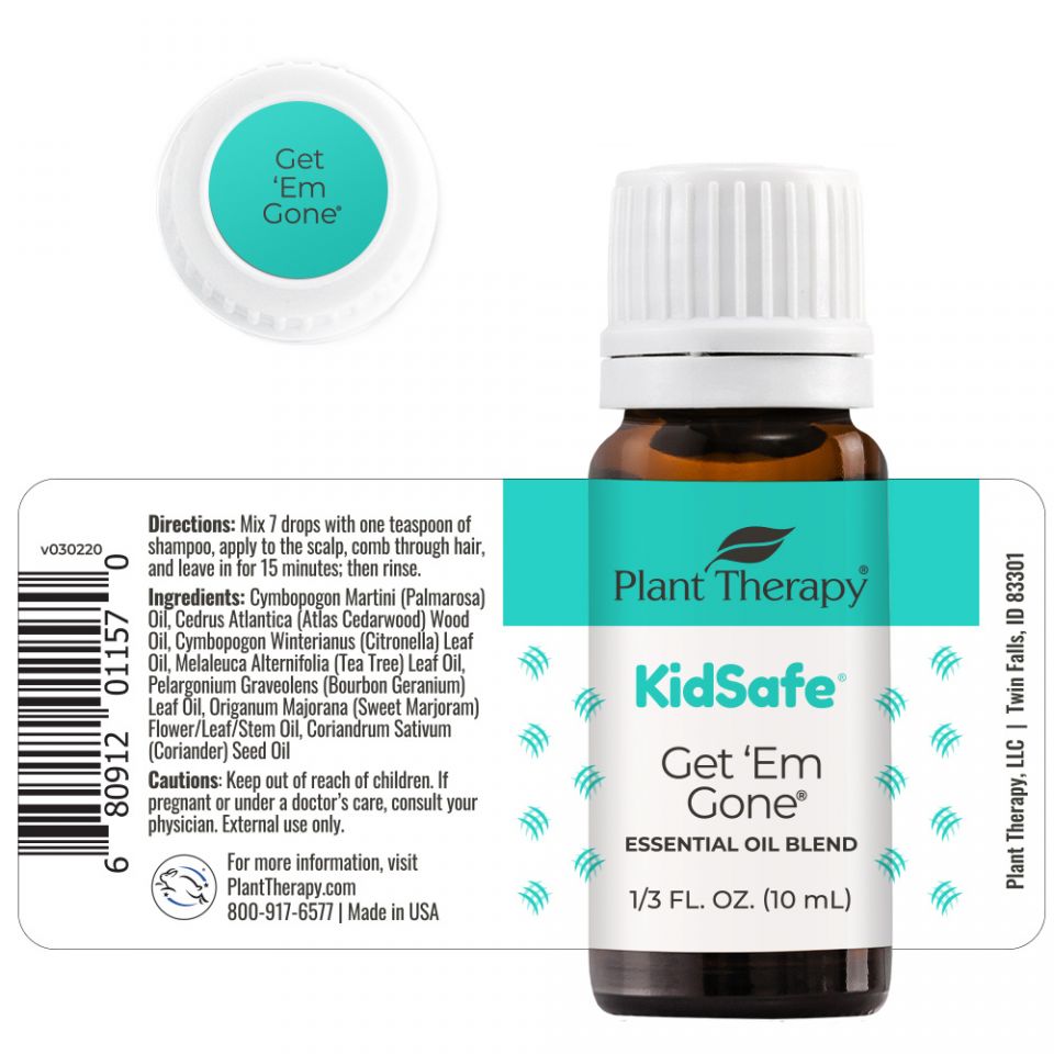 Plant Therapy Get 'Em Gone KidSafe Essential Oil - OilyPod
