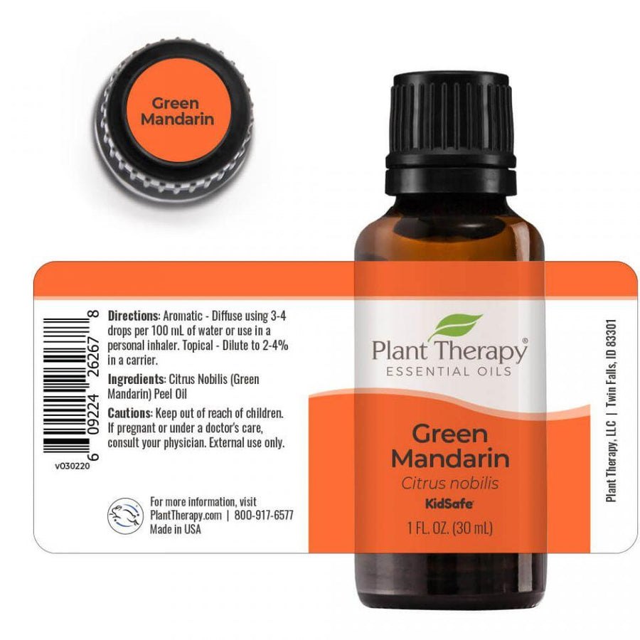 Plant Therapy Green Mandarin Essential Oil - OilyPod