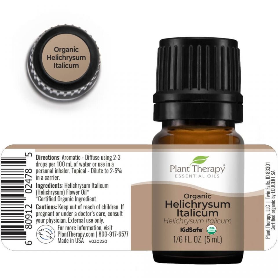 Plant Therapy Helichrysum Italicum Organic Essential Oil - OilyPod