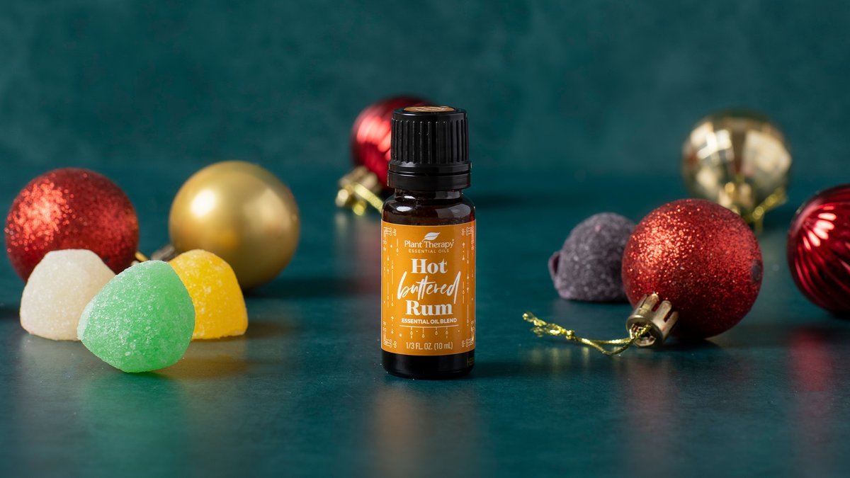 Plant Therapy Hot Buttered Rum Essential Oil Blend 10 mL - OilyPod