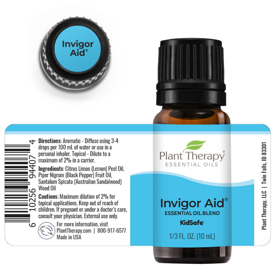 Plant Therapy Invigor Aid Essential Oil Blend - OilyPod