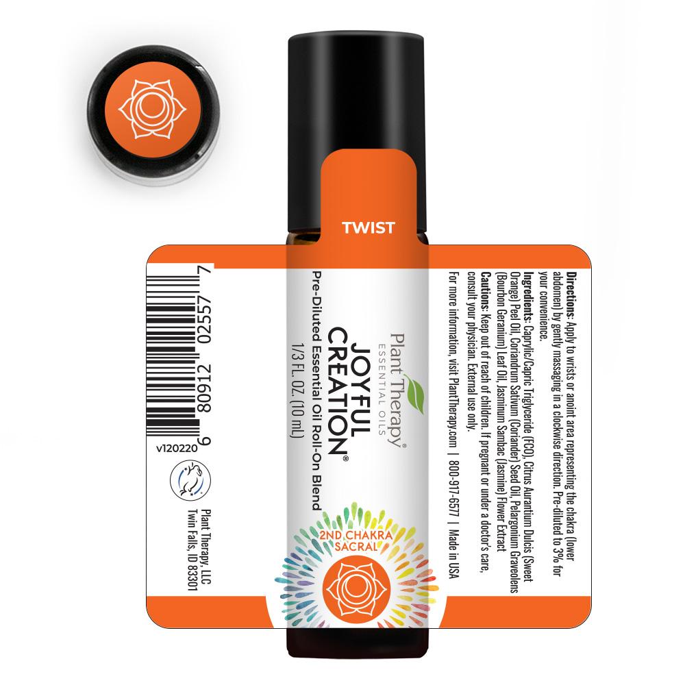 Plant Therapy Joyful Creation (Sacral Chakra) Essential Oil - OilyPod