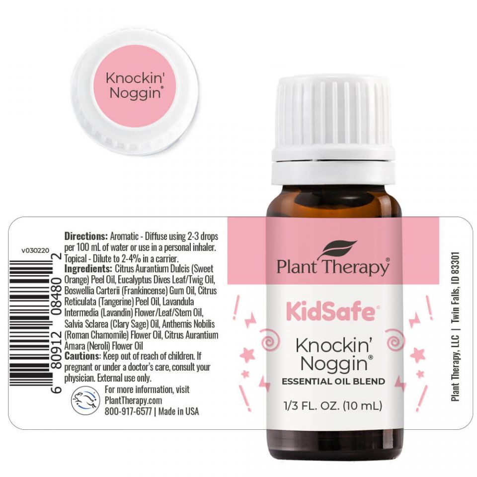 Plant Therapy Knockin' Noggin KidSafe Essential Oil Blend - OilyPod