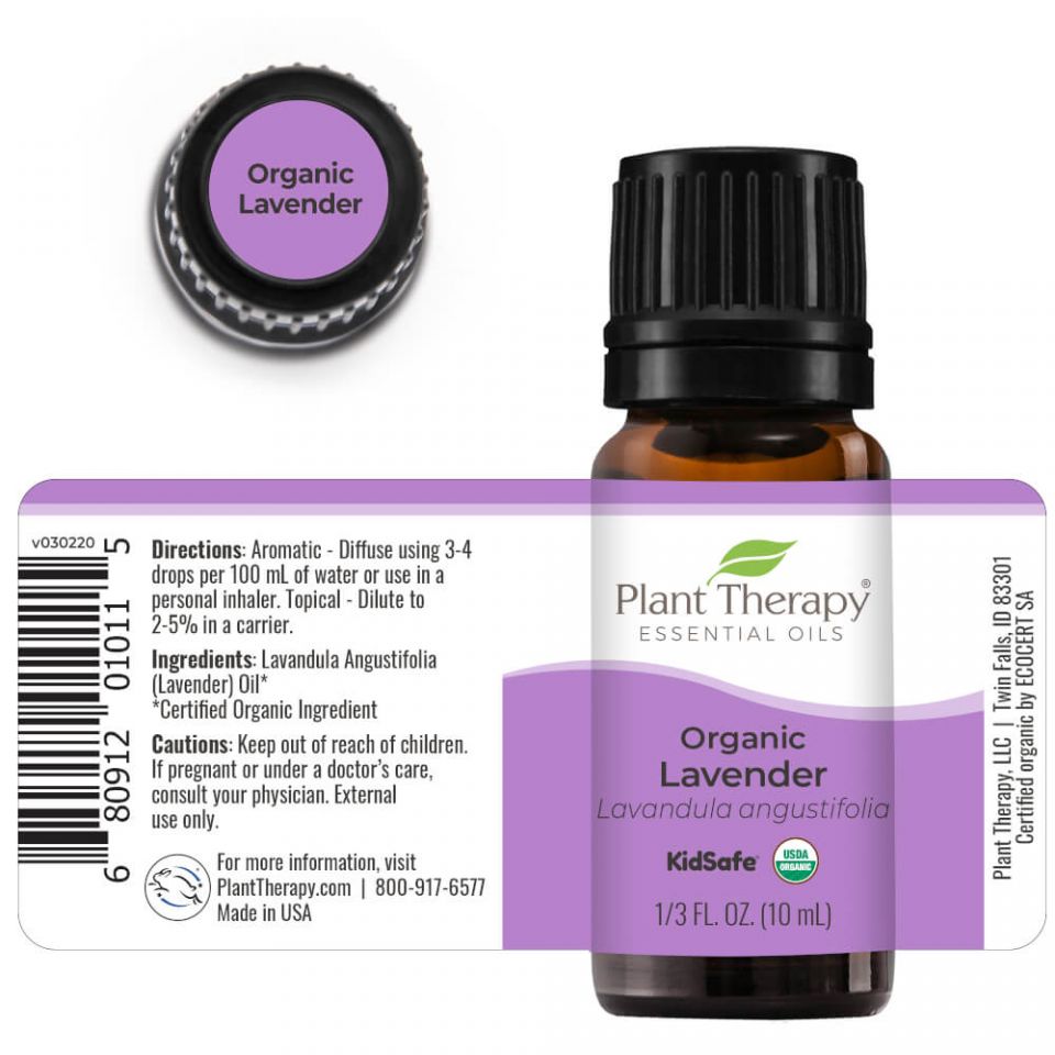 Plant Therapy Lavender Organic Essential Oil - OilyPod