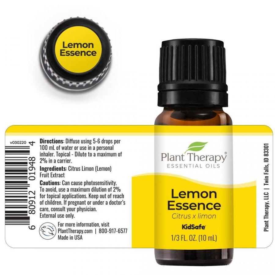 Plant Therapy Lemon Essence Oil 10 mL - OilyPod
