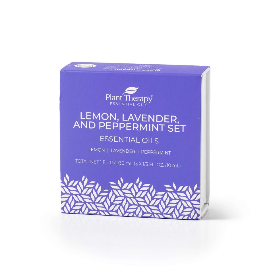 Plant Therapy Lemon, Lavender and Peppermint Set - OilyPod