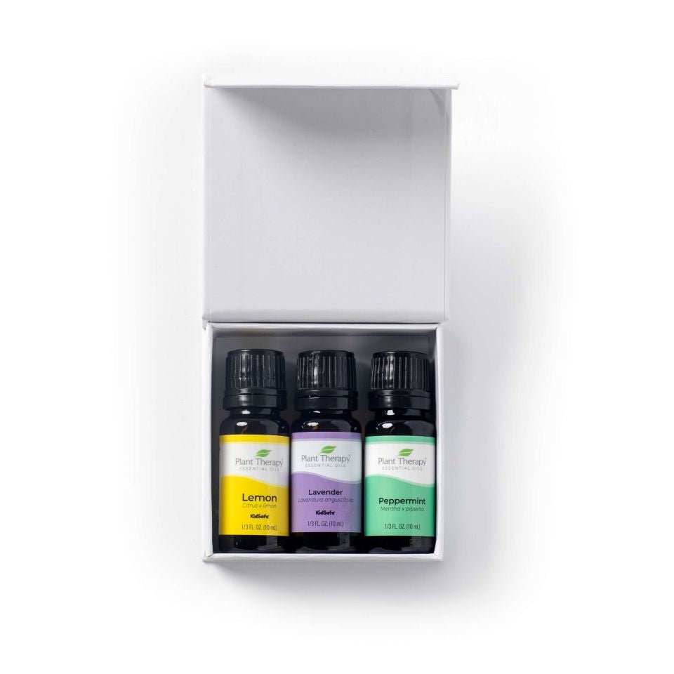 Plant Therapy Lemon, Lavender and Peppermint Set - OilyPod
