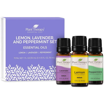 Plant Therapy Lemon, Lavender and Peppermint Set - OilyPod