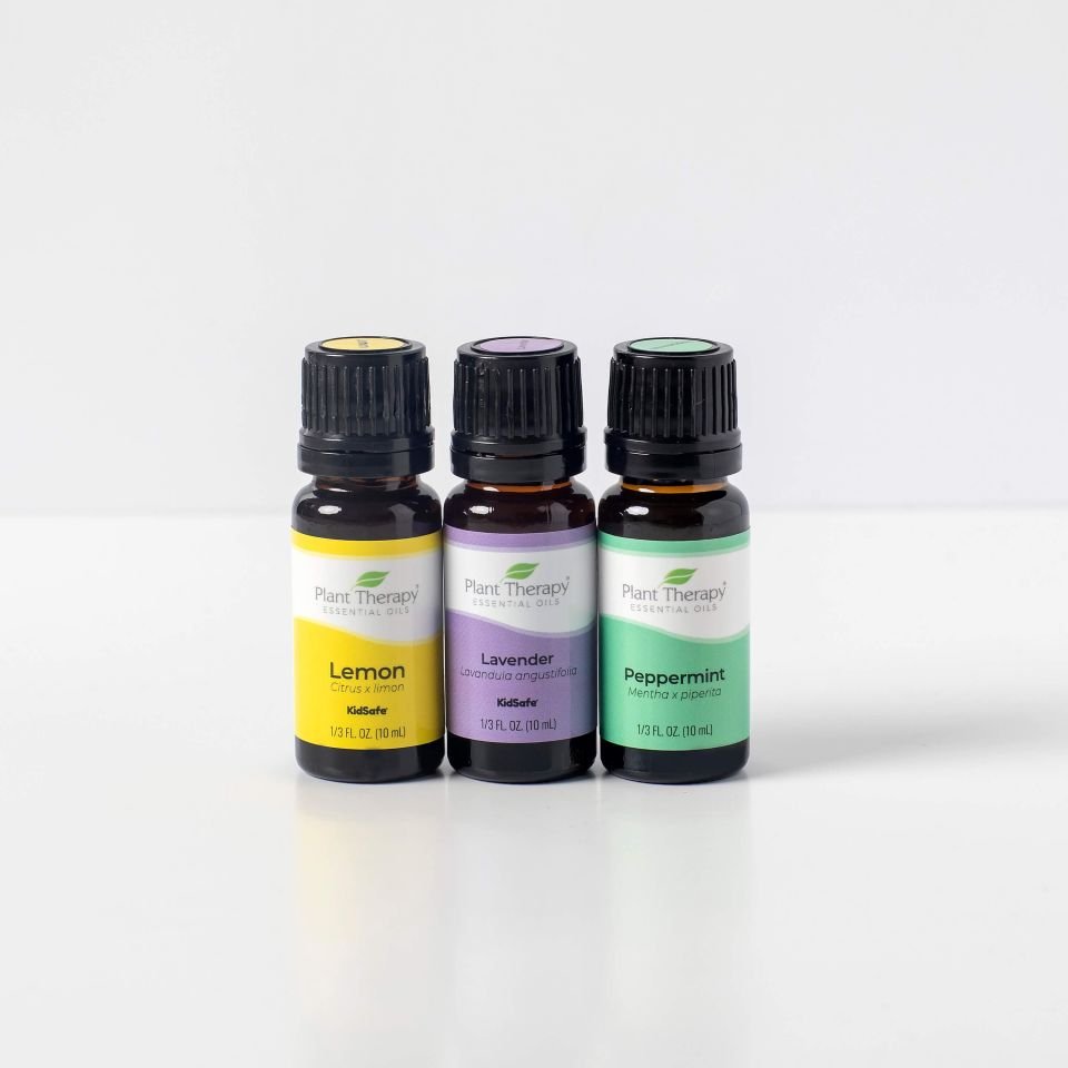 Plant Therapy Lemon, Lavender and Peppermint Set - OilyPod