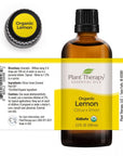 Plant Therapy Lemon Organic Essential Oil - OilyPod